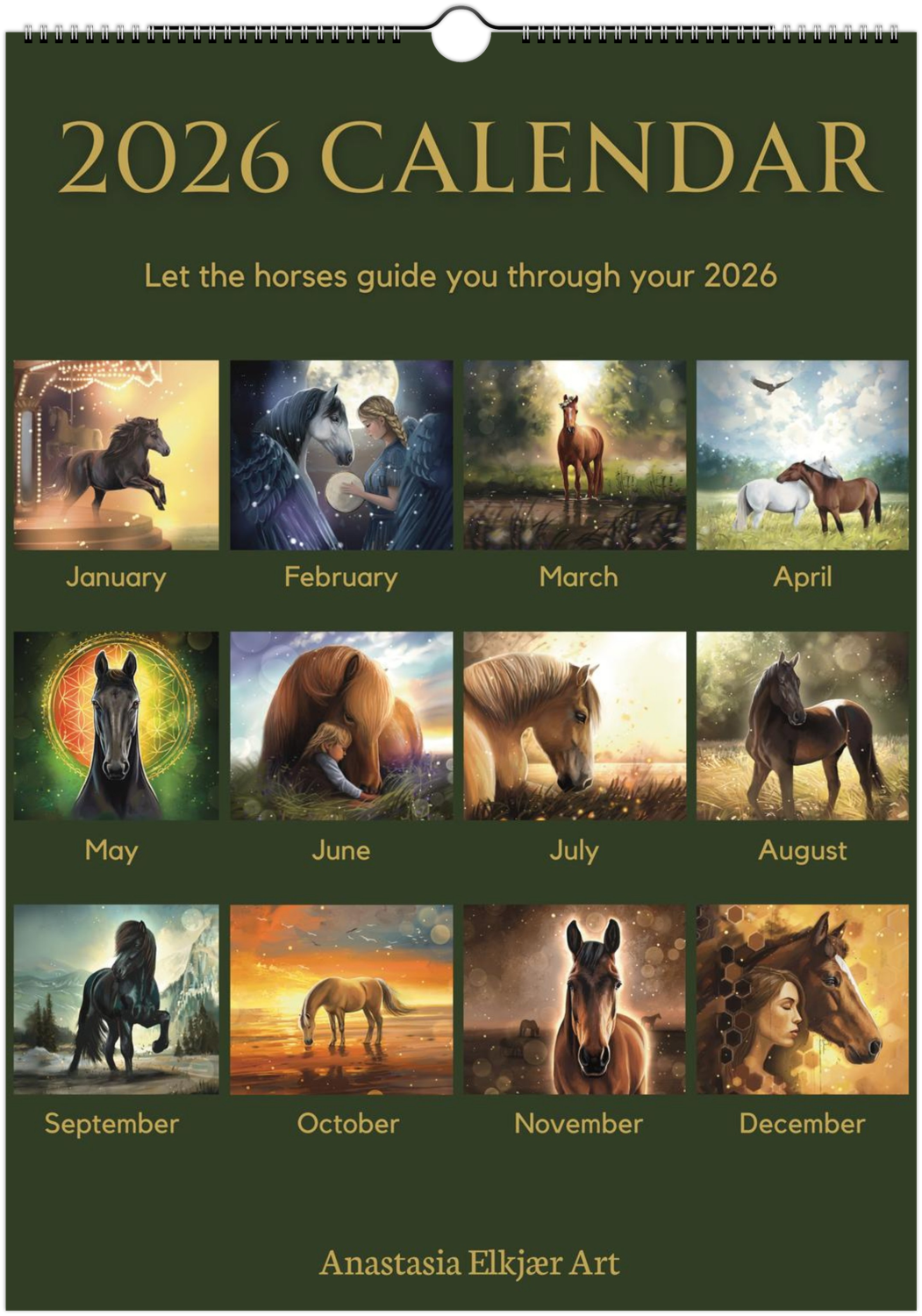 Calender A3, Messages from the horses